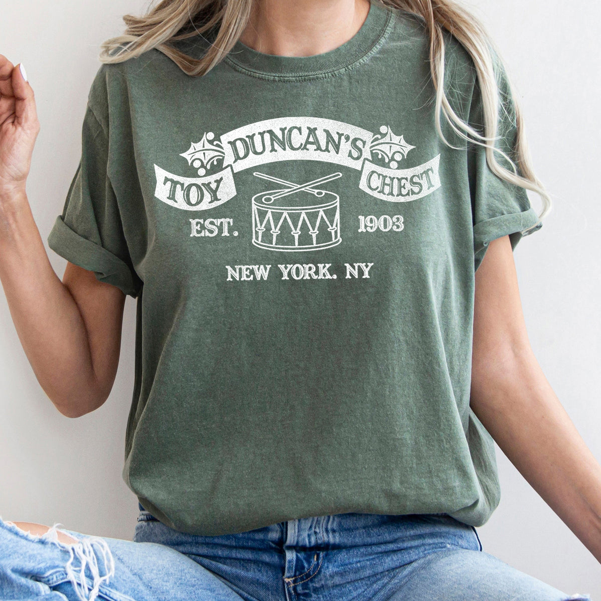 Duncan's Toy Chest Home Alone Christmas Movie Nostalgic Icon Print Comfort Colors Tee