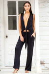 Tie Front Jumpsuit