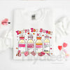 ER & ICU Nurse Valentine’s Day Shirt: Cute Insulin Diabetes Nursing Crewneck