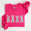 Easter Bunnies Polka Dot Dalmatian Print Festive Spring Fashion Pattern Cozy Sweatshirt