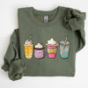 Easter Coffee Lovers Coffee Drinks Cozy Caffeine Theme Print For Morning Rituals Sweatshirt
