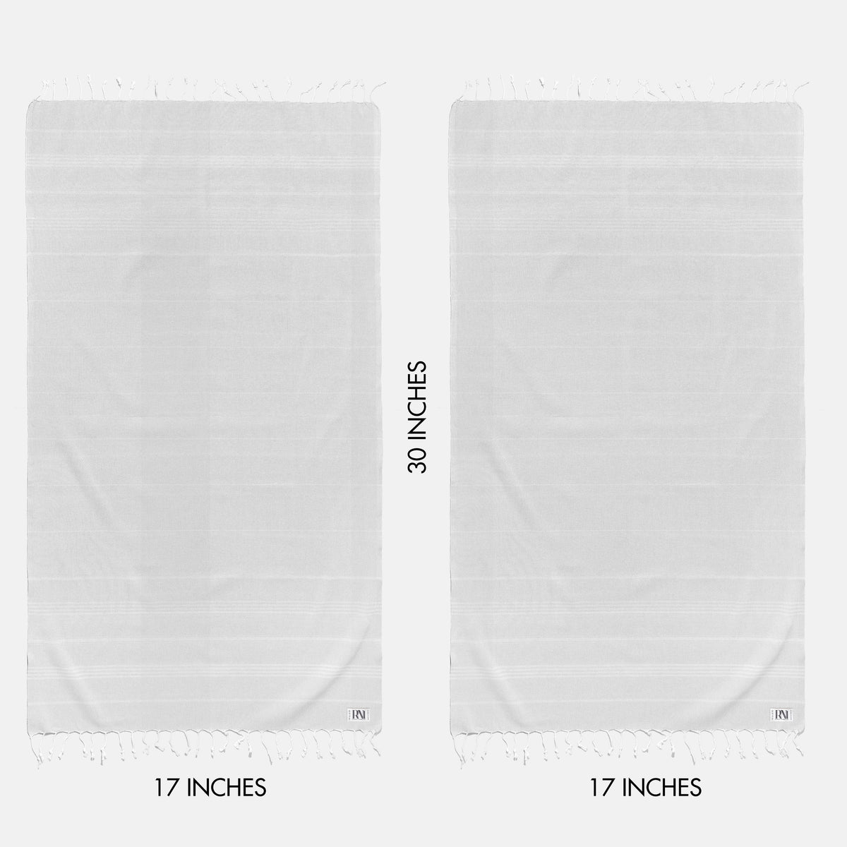 Istanbul Classic Turkish Hand Towel Set for Kitchen, Bath, Beach, Gym, Yoga and Travel