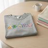 Embroidered Lucky Charm Sweatshirt – St. Patrick’s Day Shamrock & Rainbow Crewneck