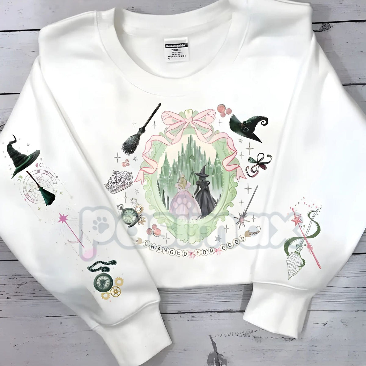 Enchanted Emerald Friendship Sweatshirt – Magical Best Friend Matching Crewneck