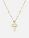 Eternal Light Cross Paperclip Chain Necklace