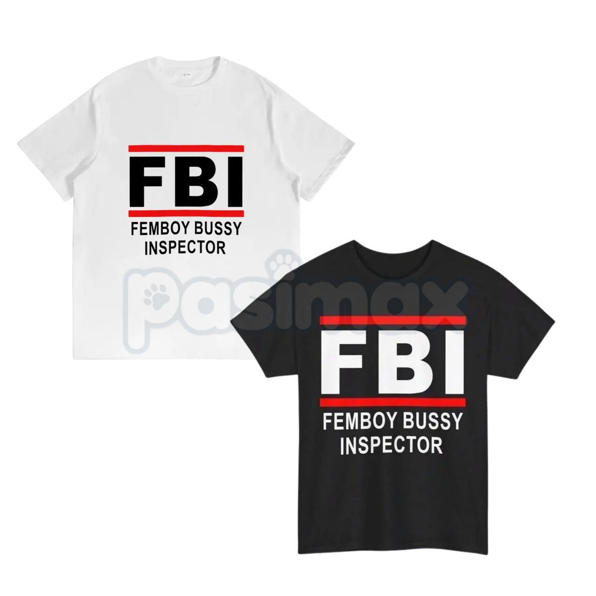 "FBI Femboy Bussy Inspector" Funny T-Shirt – Unhinged Meme Culture Graphic Tee, Premium 100% Cotton Sarcastic Parody Top, Soft Lived-In Heavyweight Unisex Humor Shirt, Made in USA