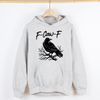 F Caw F Raven And Crow Gothic Halloween Witch Spooky Dark Midnight Velvet Nightfall Enchanted Graphic Hoodie