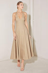 RESORT MAIN CHARACTER WOVEN MIDI DRESS