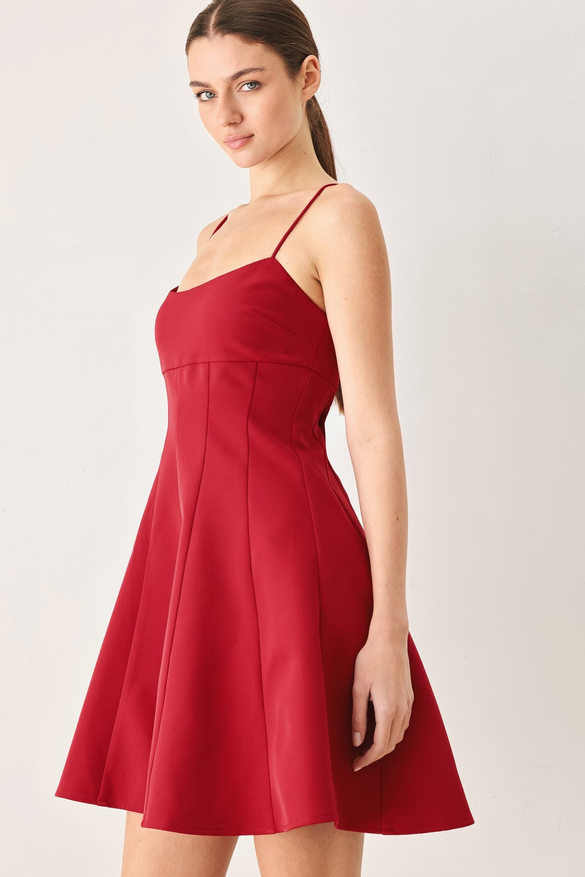 FRESH LINE WOVEN CAMI DRESS
