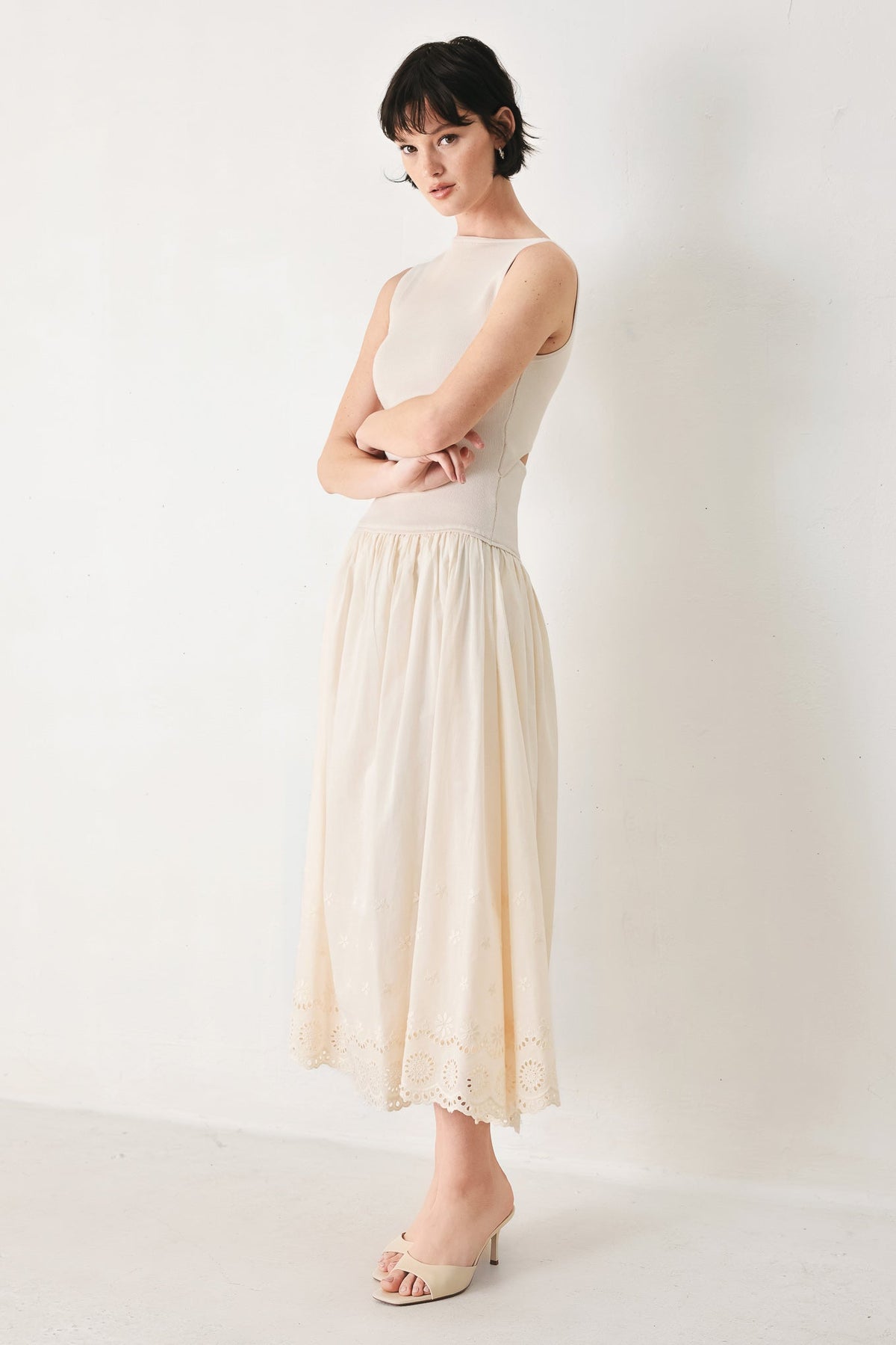 DAYDREAM THREAD MIDI DRESS