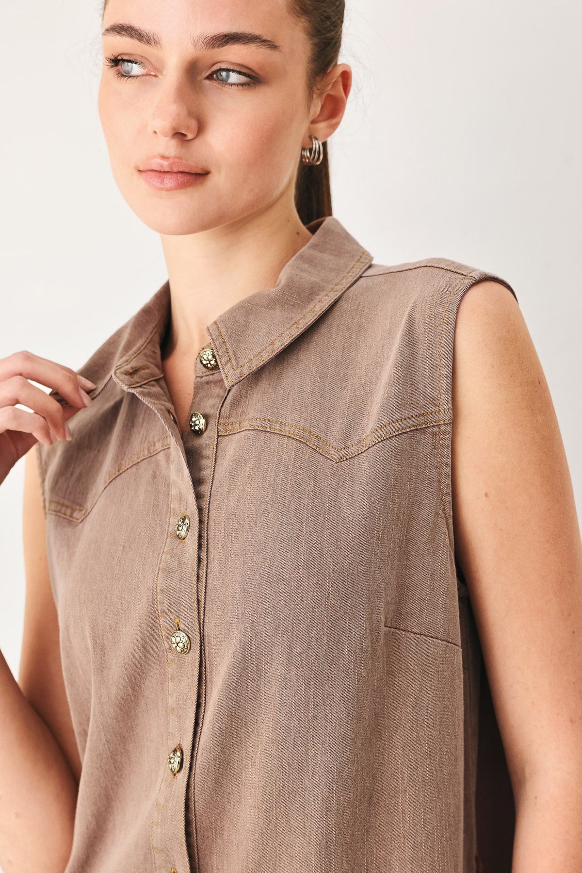 RUSTIC ROMANCE WOVEN MIDI DRESS