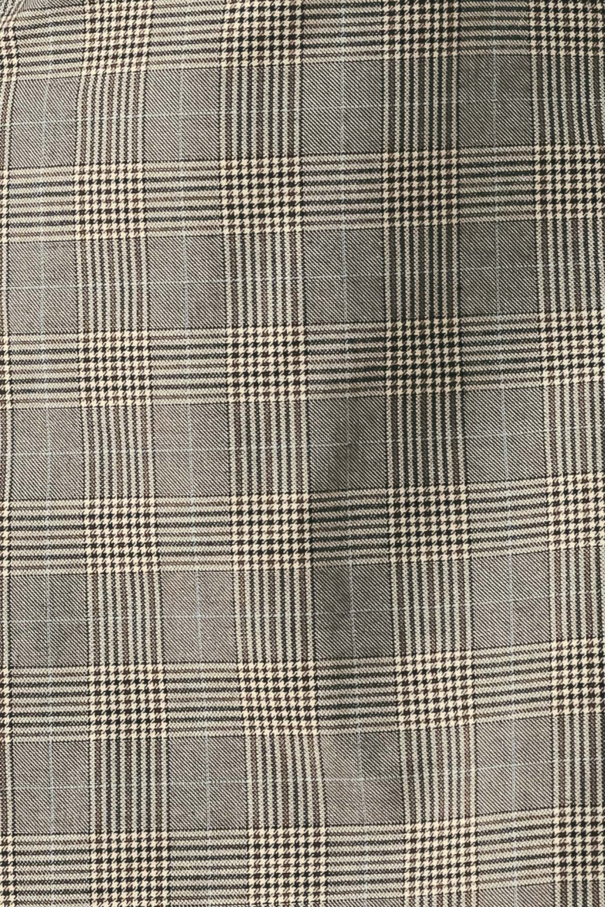 ACADEMY CHIC WOVEN PLAID MINI DRESS