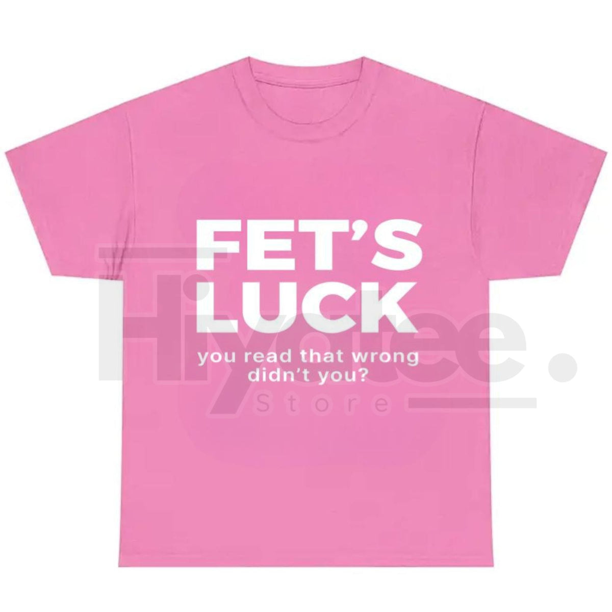 FET'S LUCK Optical Trick Shirt – Trending Humor Graphic Tee (Unisex)