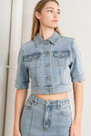 MODERN NEUTRAL DENIM JACKET