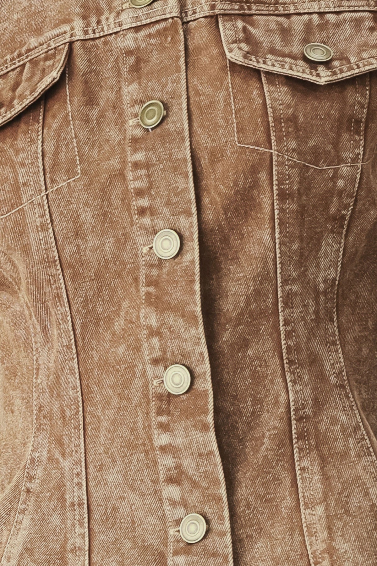 VINTAGE BROWN DENIM JACKET