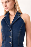 RUN THE CITY DENIM VEST