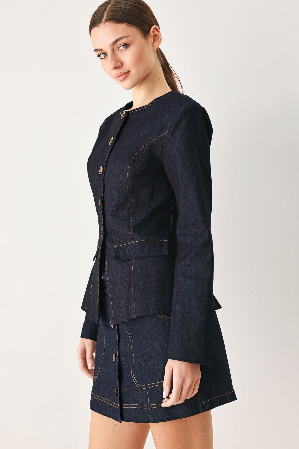 CITY MUSE MODERN DENIM JACKET
