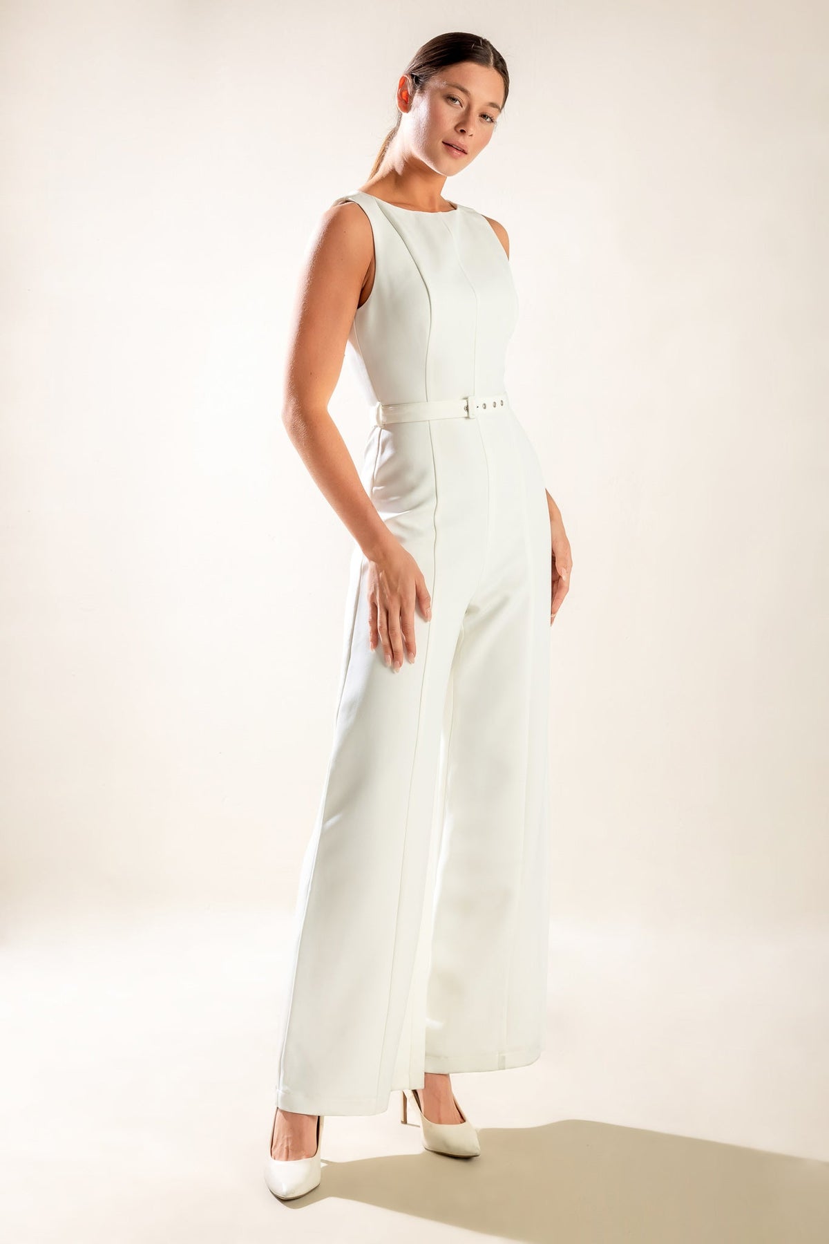 PRETTY MOMENT WOVEN JUMPSUIT
