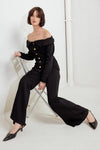 MODERN FLOW BLACK WOVEN PANTS