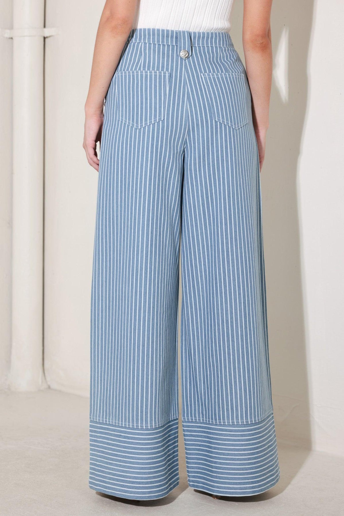 PINSTRIPE PRESTIGE WOVEN PANTS