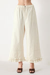 SUNDAY SOFT FLOW WOVEN CULOTTE PANTS