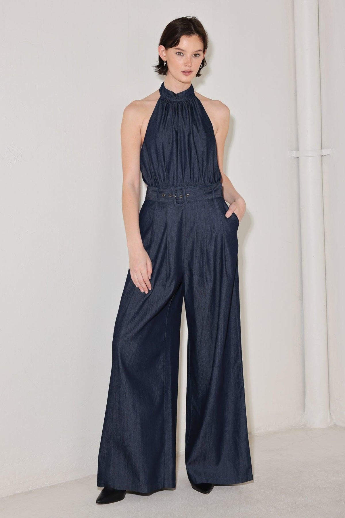 EVENING EDITION WOVEN JUMPSUIT