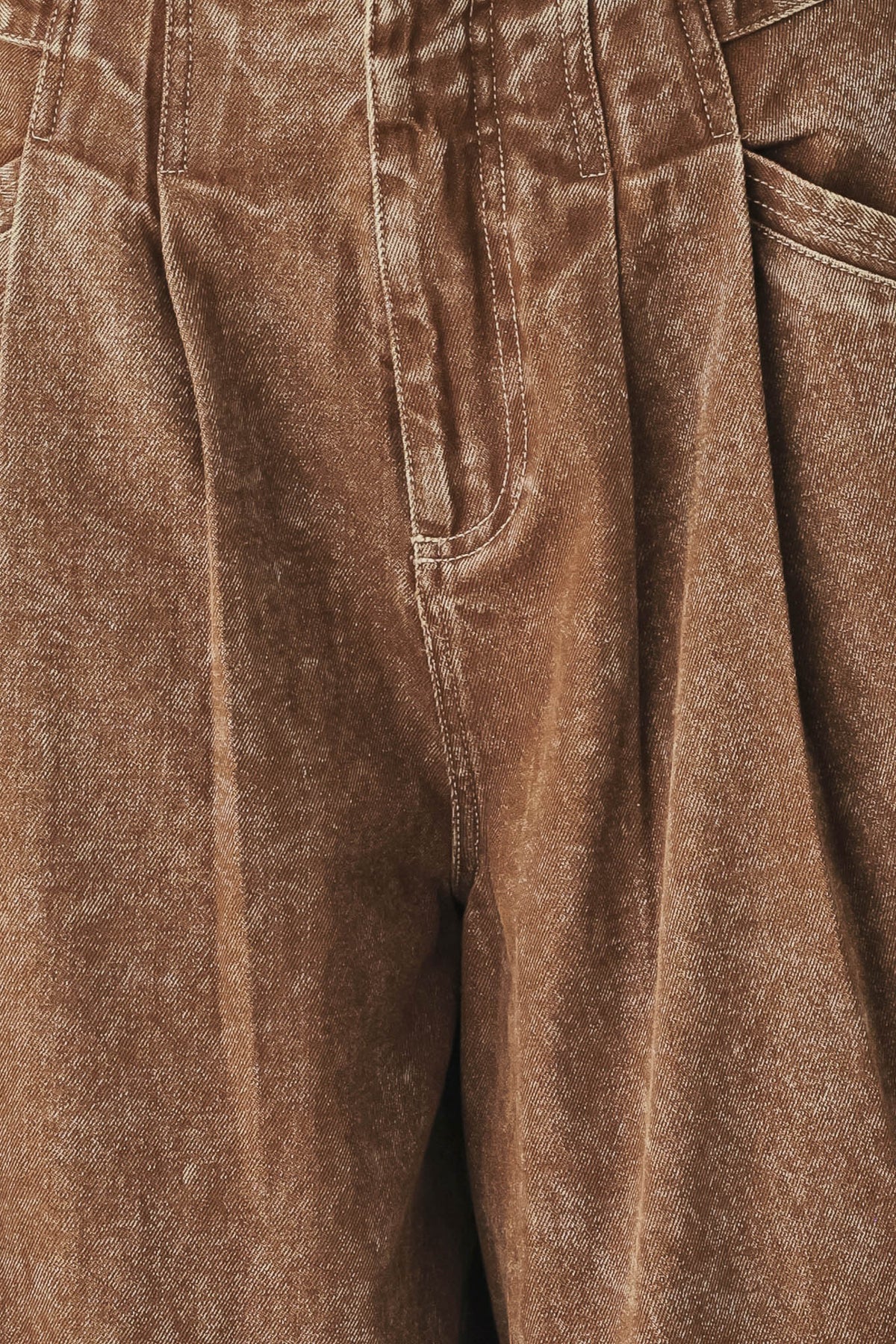 VINTAGE BROWN DENIM PANTS