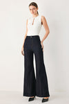 CONTRAST STITCH DENIM PANTS