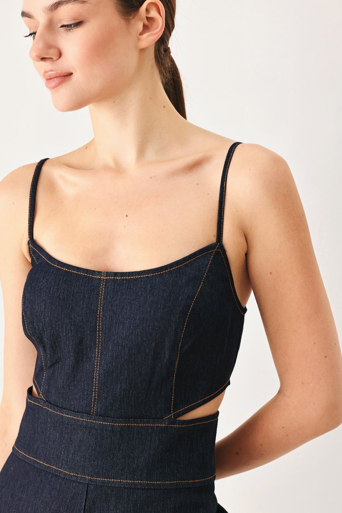 LOVELY MUSE DENIM JUMPSUIT