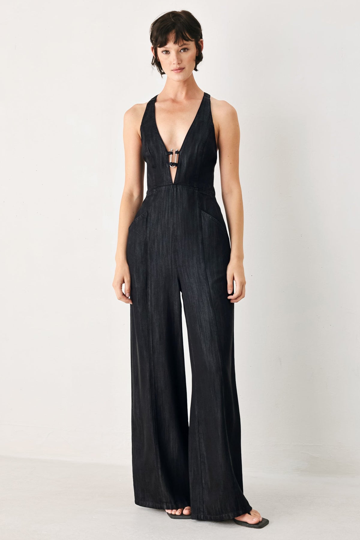 NOIR COAS WOVEN JUMPSUIT