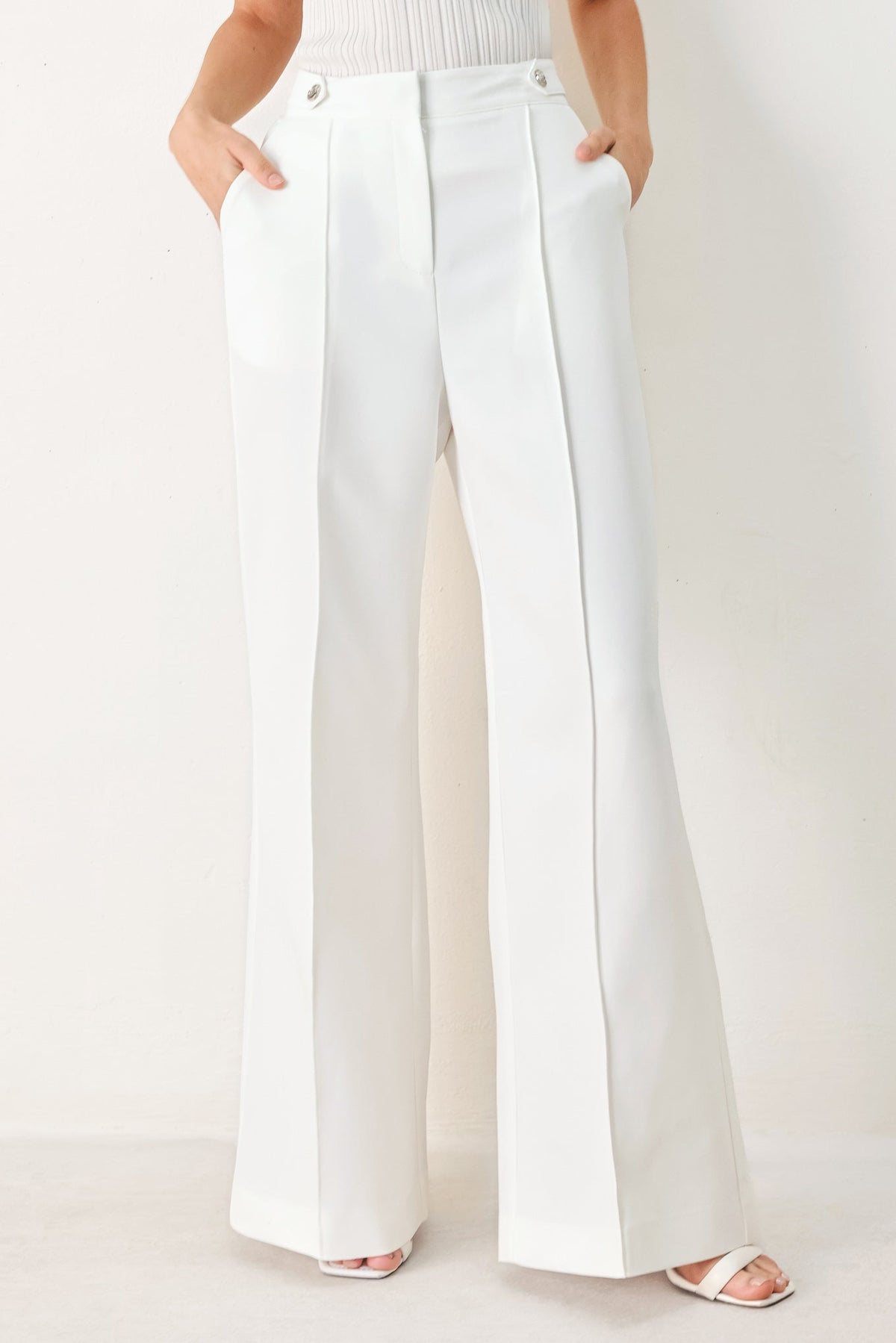 CRYSTAL BAY WOVEN WIDE LEG PANTS