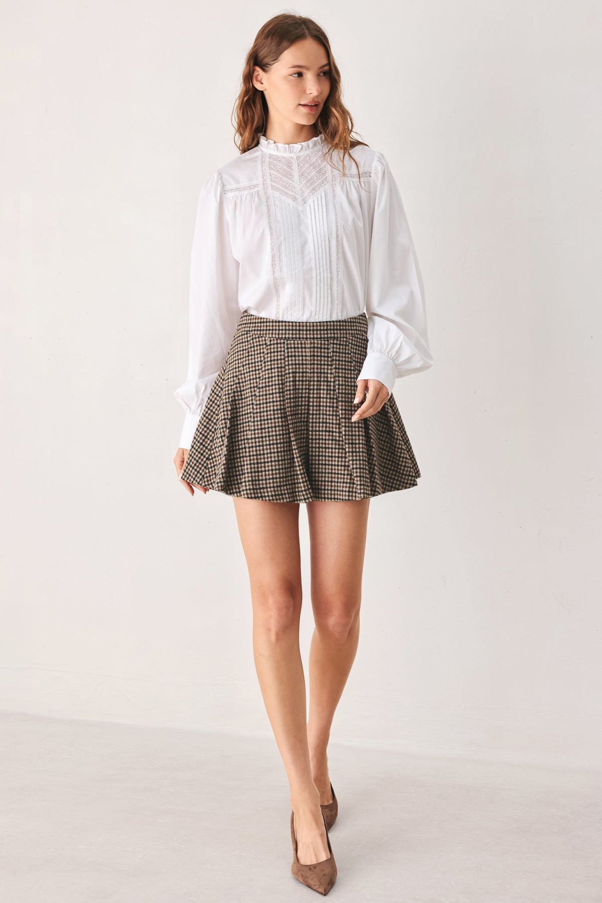 TWEED ACADEMY WOVEN SKORT