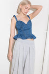 WHISPER SOFTLY BLUE DENIM TOP