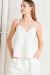 MINIMAL MOOD WOVEN CAMI TOP