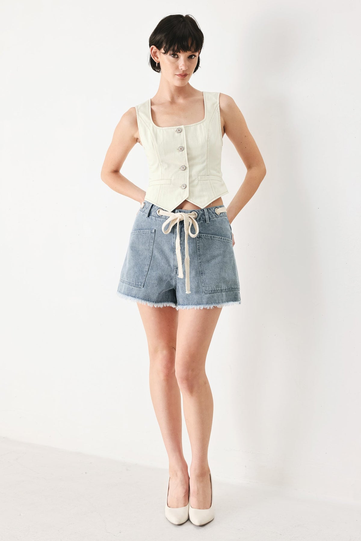POWER SOFT WOVEN VEST