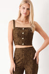 MOONLIGHT BOHO WOVEN CROP TOP