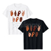 F ICE Hand Sign Language T-Shirt - Anti-Deportation Chinga La Migra Tee, ASL Immigration Rights Shirt, Abolish ICE Activist Apparel, Social Justice Protest Top, Pro-Immigrant Solidarity Graphic Tee