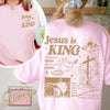 Faith-Based Jesus Is King Tee – Unisex Christian Graphic Shirt, Religious Statement Top, Christian Apparel, Bible Verse Gift