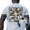 Faithful Outdoorsmen T-Shirt - Southern-Style Fishing & Hunting Tee, Camo Cross & Bass Apparel
