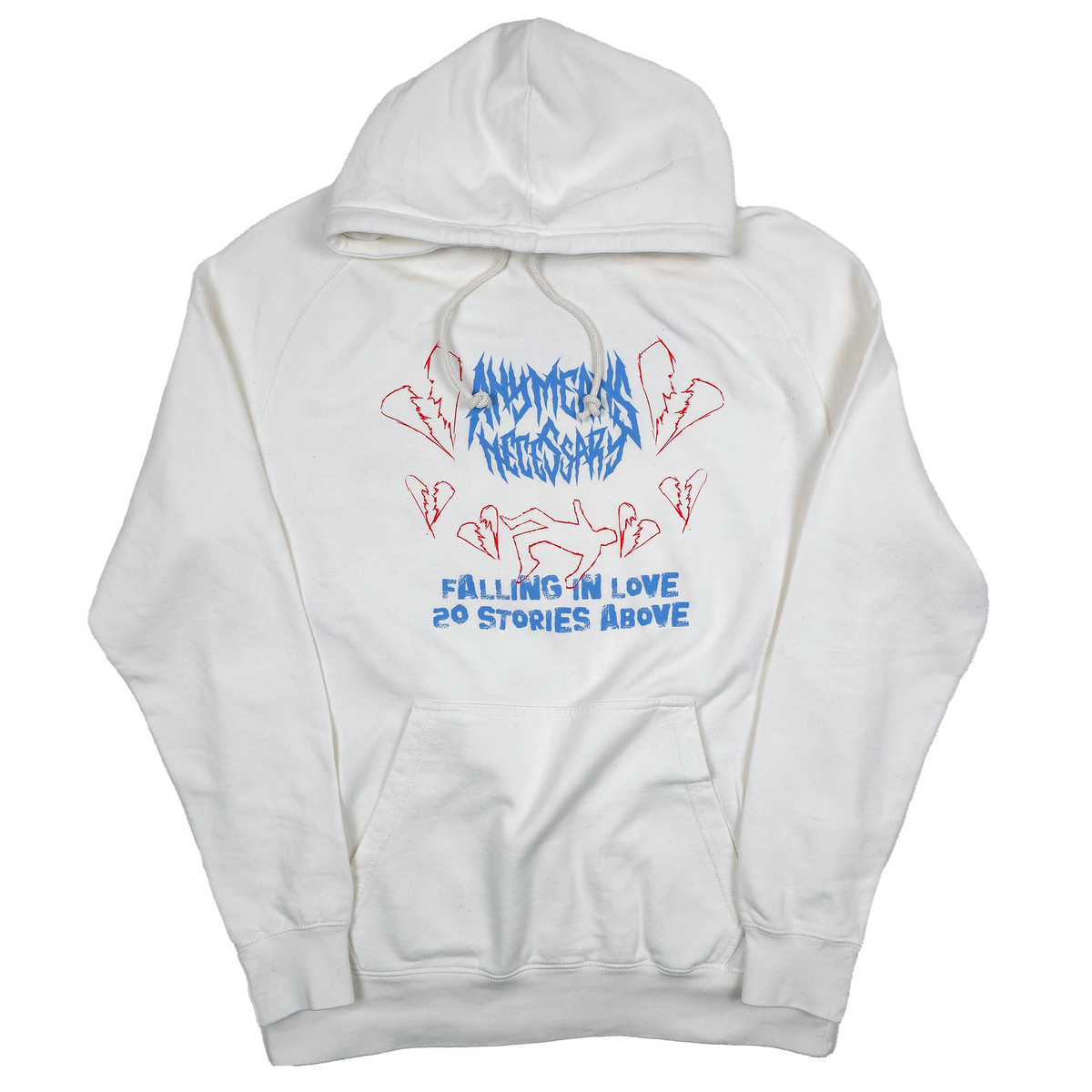 Falling in Love Pullover Hoodie Vintage White