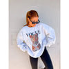 Fashion Leopard Graphic Top: Chic Animal Print Oversized Streetwear