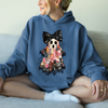 Faux Patchwork Lace Ghost Coquette Ghost Haunted Lace Motif With Vintage Gothic Flair Hoodie