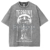 Fear And Hunger: Termina T-Shirt – Kaiser The Yellow King Hip Hop Washed Oversized Tee