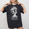 Feeling A Bit Unravelled Mummy Aesthetic Meme Halloween Witch Spooky Costume Skeleton Mental Health Comfort Colors Tee