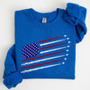 Fighter Jets Navy Air Force American Flag Graphic Premium Cozy Warm Fleece Patriotic Military Pride Edition Sweatshirt