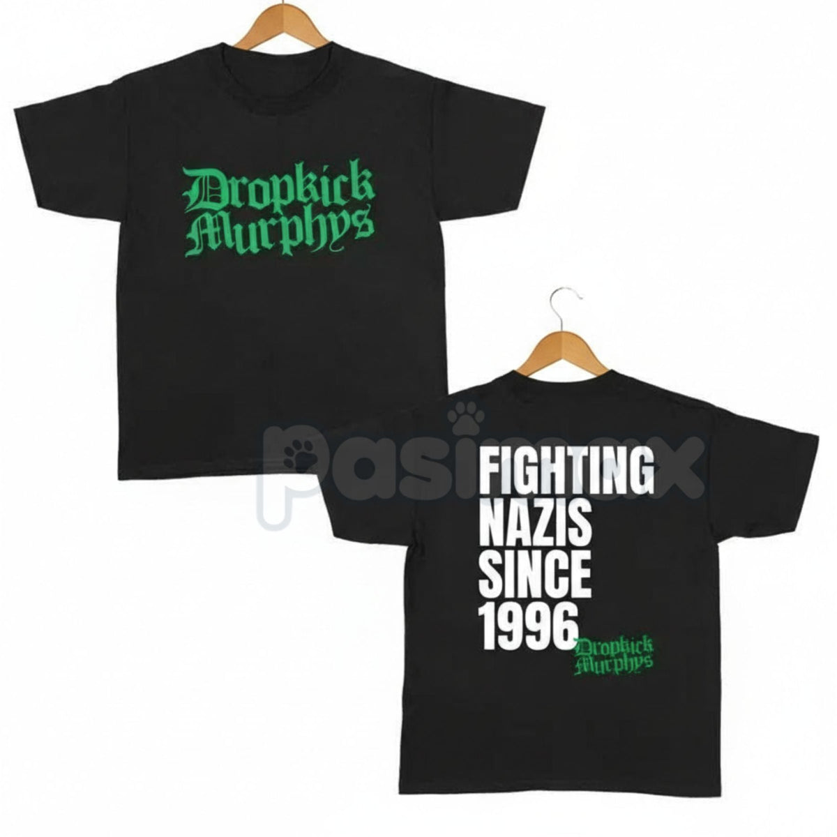 "Fighting Nazs Since 1996" Dropkick Murphys Shirt - Celtic Punk Rock Graphic Tee, Anti-Fascist Working Class Apparel, Retro Boston Punk Fan Shirt, Premium Heavyweight Unisex Streetwear, Dropkick Murphys Inspired Band Merch