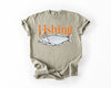 Fishing Life Boat Lake Sea Camping Outdoor Nature Travel Adventure Comfort Colors Tee