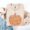 Floral Pumpkin And Autumn Flowers Farmhouse Cozy Handpicked Blooms For Cold Weather Sweatshirt