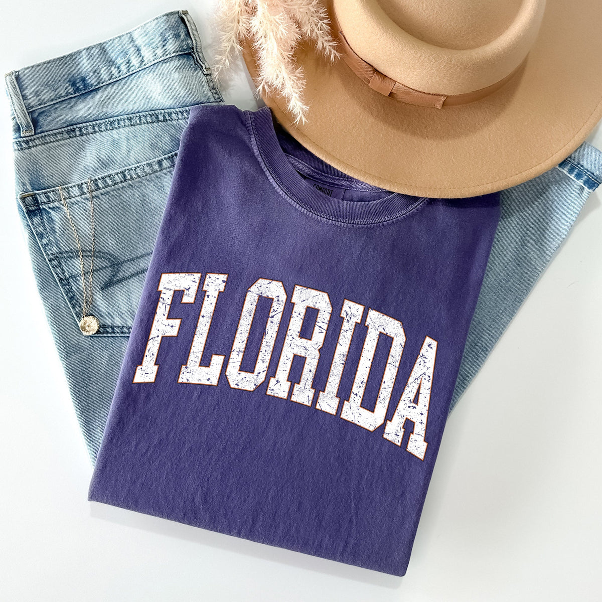 Florida Football State Pride Tailgate Edition Game Day Spirit Comfort Colors Tee