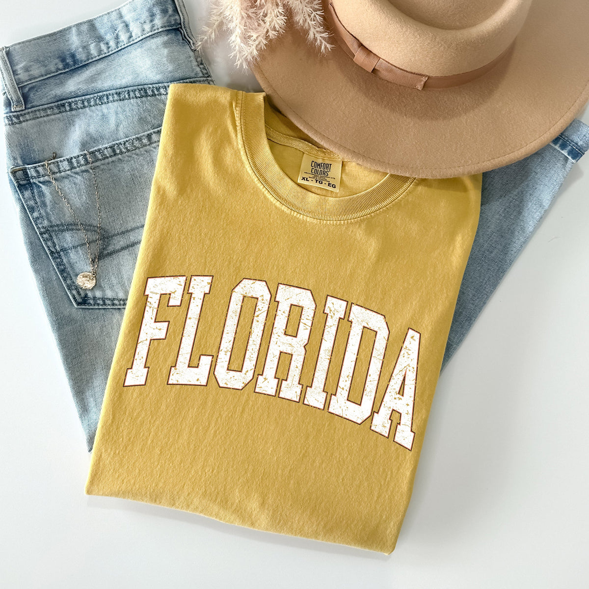 Florida Football State Pride Tailgate Edition Game Day Spirit Comfort Colors Tee